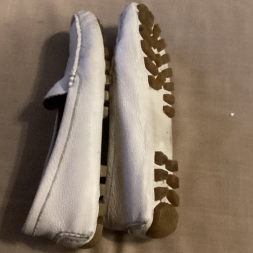 Coach White Leather Flats - Picture 5 of 6